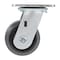 Vestil Rubber Swivel Caster 4 In. Diameter x 2 In. Width 551 Lb. Capacity Dark Gray/Gold CST-KSM-4X2MR-S - alternate 12